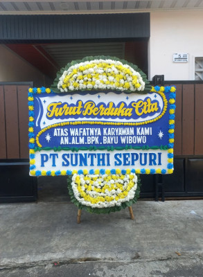 Papan Bunga Duka di Kembayan